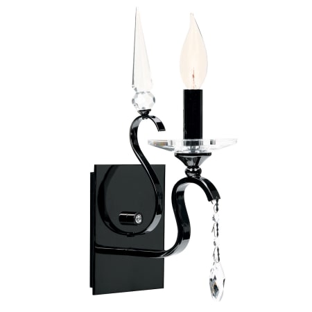 A large image of the Access Lighting 23851 Black Chrome / Crystal