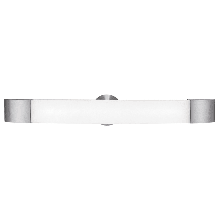 A large image of the Access Lighting 31004 Brushed Steel / Opal