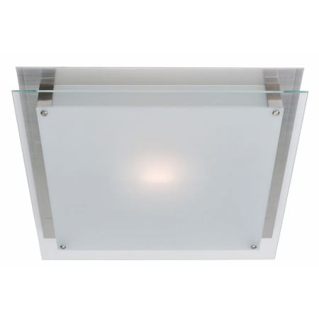 A large image of the Access Lighting 50030 Shown in Brushed Steel / Frosted