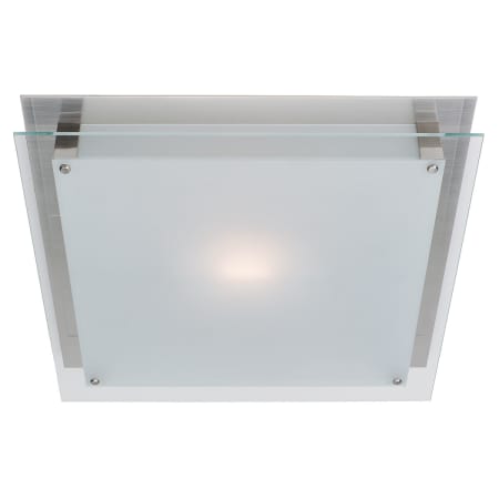 A large image of the Access Lighting 50033 Shown in Brushed Steel / Frosted