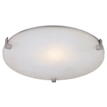 A large image of the Access Lighting 50057 Shown in Brushed Steel / Opal