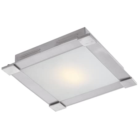 A large image of the Access Lighting 50059 Brushed Steel / Opal