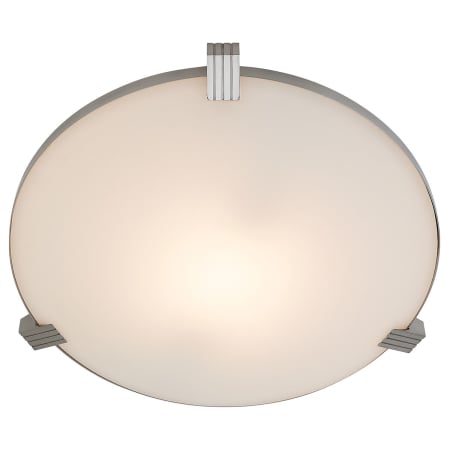 A large image of the Access Lighting 50070 Brushed Steel / White