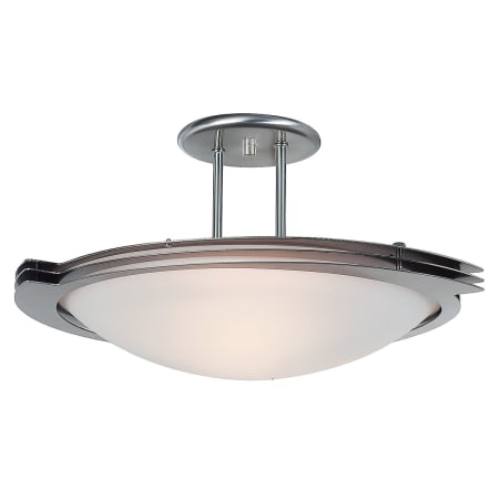 A large image of the Access Lighting 50074 Brushed Steel / Frosted