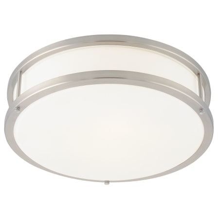 A large image of the Access Lighting 50080 Shown in Brushed Steel / Opal