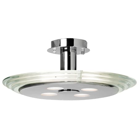 A large image of the Access Lighting 50477 Shown in Chrome / Clear Crystal