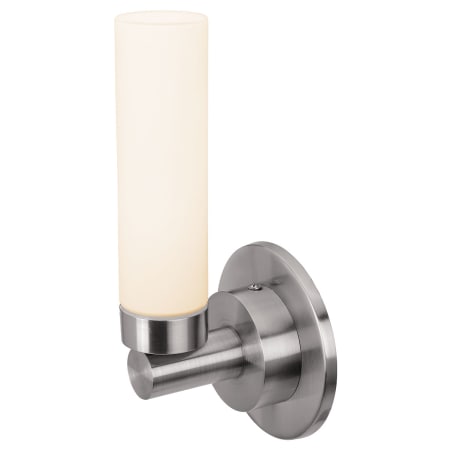 A large image of the Access Lighting 50560 Brushed Steel / Opal