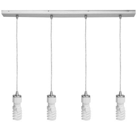 A large image of the Access Lighting 52027 Brushed Steel