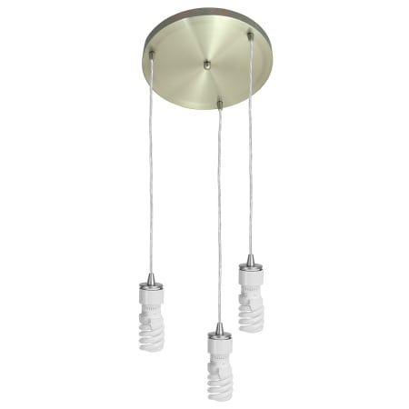 A large image of the Access Lighting 52028 Brushed Steel