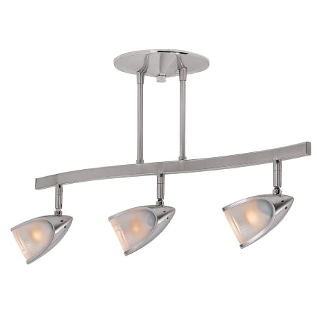 A large image of the Access Lighting 52030 Brushed Steel / Opal