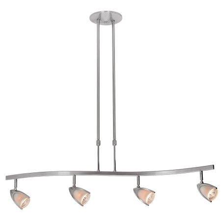 A large image of the Access Lighting 52032 Shown in Brushed Steel / Opal