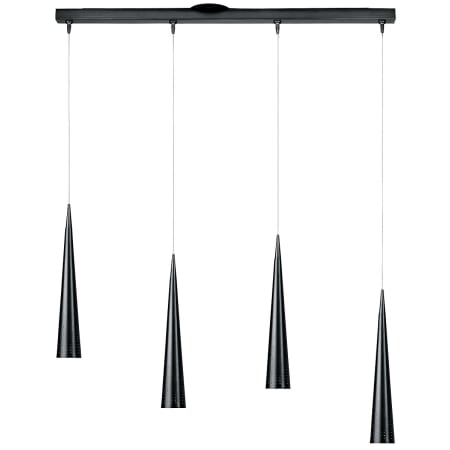A large image of the Access Lighting 52054 Shown in Brushed Steel