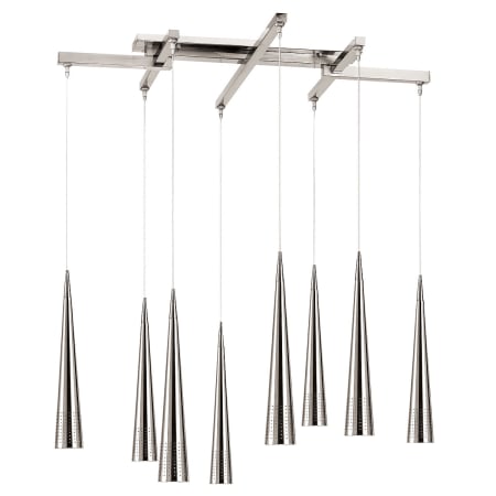 A large image of the Access Lighting 52058 Shown in Brushed Steel