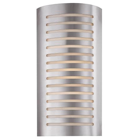 A large image of the Access Lighting 53341 Brushed Steel / Opal