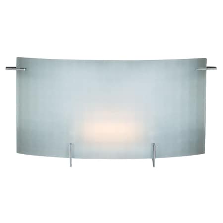 A large image of the Access Lighting 62051 Shown in Chrome / Checkered Frosted