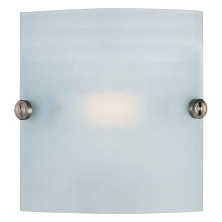 A large image of the Access Lighting 62054 Shown in Brushed Steel / Checkered Frosted