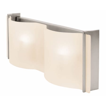 A large image of the Access Lighting 62067 Brushed Steel / Frosted