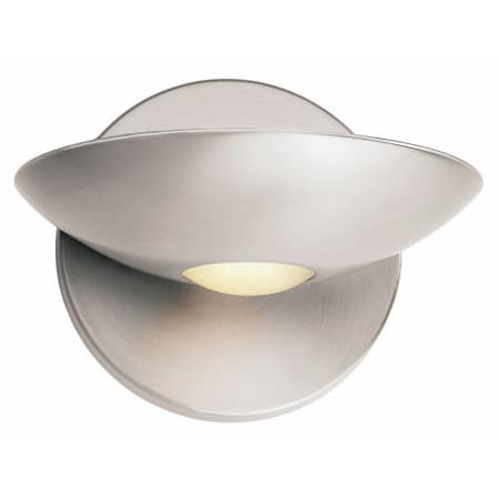 A large image of the Access Lighting 62084 Brushed Steel / Frosted Glass