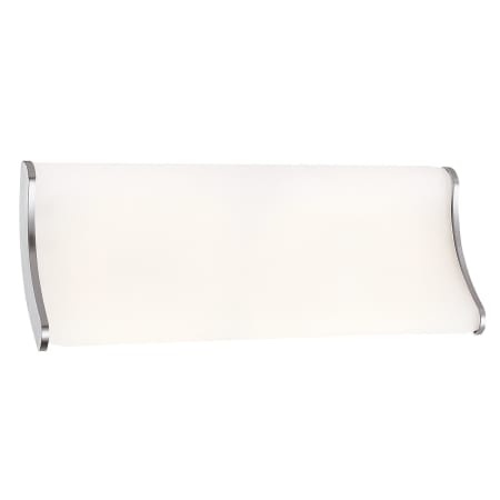 A large image of the Access Lighting 62212 Brushed Steel / Opal