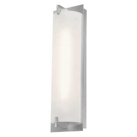 A large image of the Access Lighting 62235 Brushed Steel / Opal