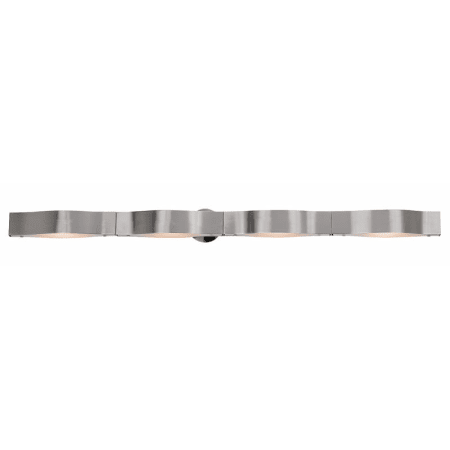 A large image of the Access Lighting 62314 Brushed Steel / Frosted
