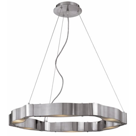 A large image of the Access Lighting 62317 Brushed Steel / Frosted
