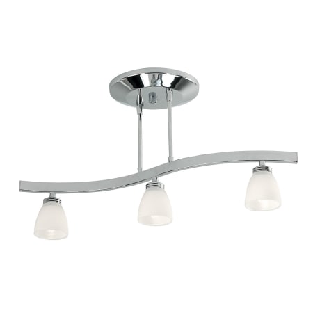 A large image of the Access Lighting 63803 Chrome / Opal