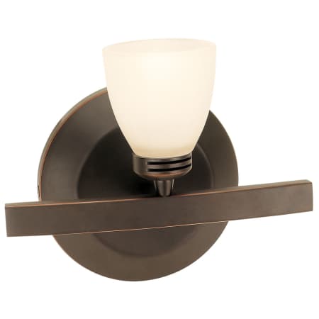 A large image of the Access Lighting 63811 Shown in Oil Rubbed Bronze / Opal