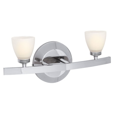 A large image of the Access Lighting 63812 Chrome / Opal