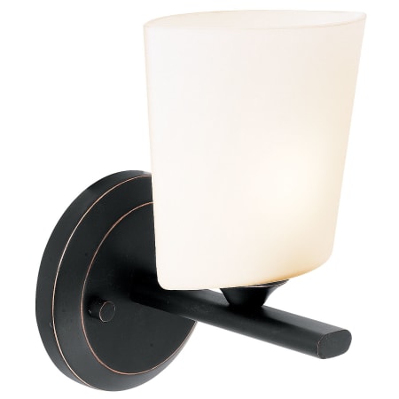 A large image of the Access Lighting 64031 Shown in Oil Rubbed Bronze / Opal