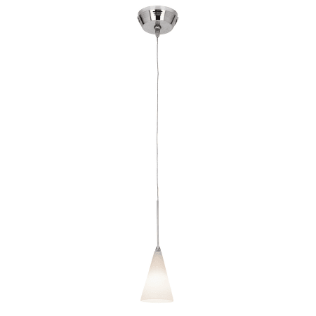 A large image of the Access Lighting 87110 Brushed Steel / Opal