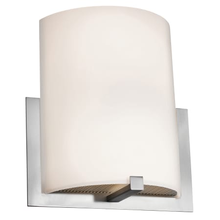 A large image of the Access Lighting 20445LEDDLP Brushed Steel / Opal