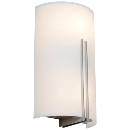 A large image of the Access Lighting 20446 Brushed Steel / White