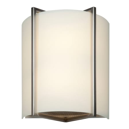 A large image of the Access Lighting 20451 Brushed Steel / Opal