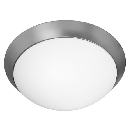 A large image of the Access Lighting 20624GU Brushed Steel / Opal