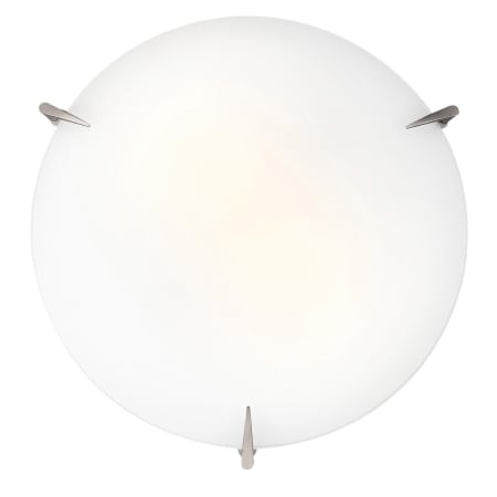 A large image of the Access Lighting 20662GU Brushed Steel / Opal