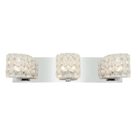 A large image of the Access Lighting 23921 Chrome / Clear Crystal