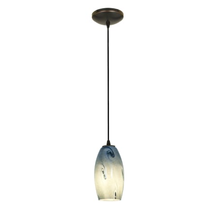 A large image of the Access Lighting 28011-1C-ORB Oil Rubbed Bronze / Blue Sky