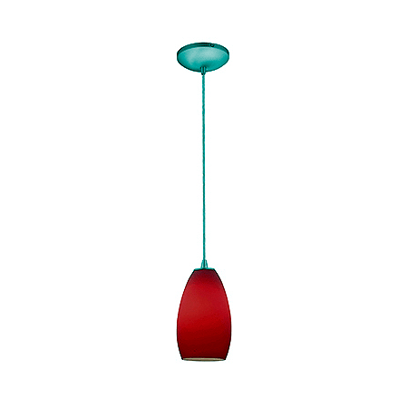 A large image of the Access Lighting 28012-3C/RED Brushed Steel