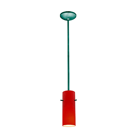A large image of the Access Lighting 28030-3R/RED Brushed Steel
