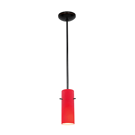 A large image of the Access Lighting 28030-3R/RED Oil Rubbed Bronze
