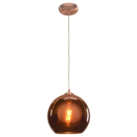 A large image of the Access Lighting 28101LEDDLP-BCP/CP Brushed Copper