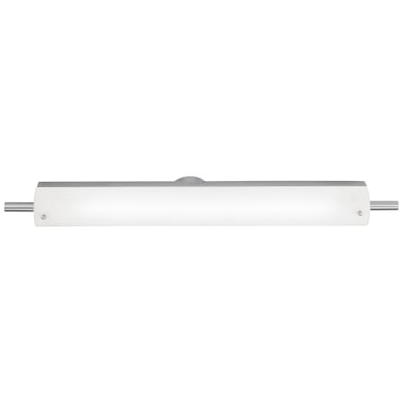 A large image of the Access Lighting 31002 Brushed Steel / Opal