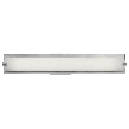A large image of the Access Lighting 31010 Brushed Steel / Opal