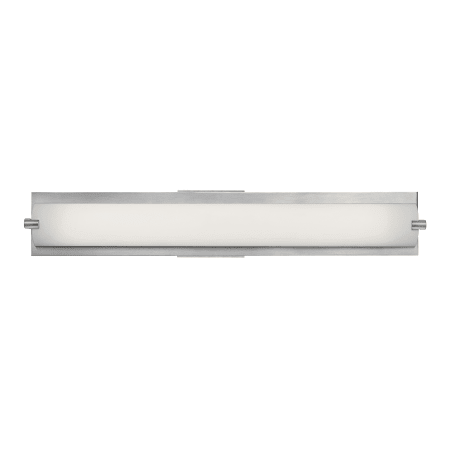 A large image of the Access Lighting 31010LEDD Brushed Steel / Opal