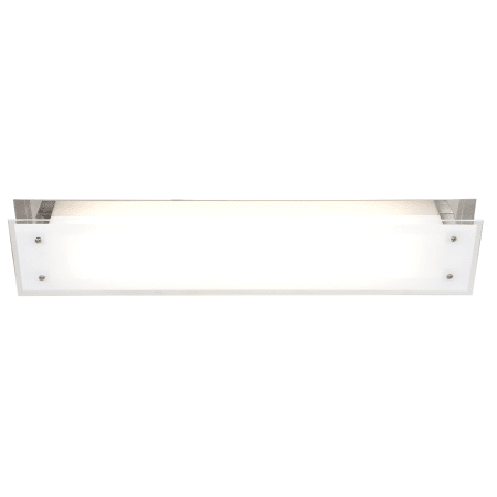 A large image of the Access Lighting 31028 Brushed Steel / Frosted