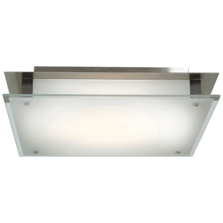 A large image of the Access Lighting 50032 Brushed Steel / Frosted