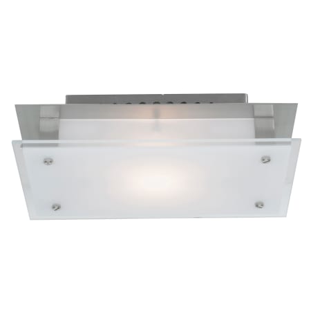 A large image of the Access Lighting 50033-LED Brushed Steel / Frosted