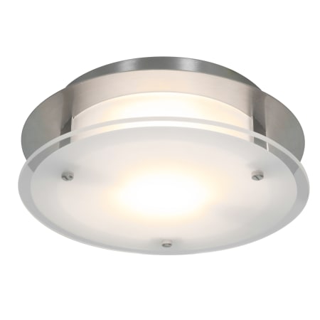 A large image of the Access Lighting 50036-LED Brushed Steel / Frosted