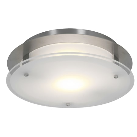 A large image of the Access Lighting 50037-LED Brushed Steel / Frosted